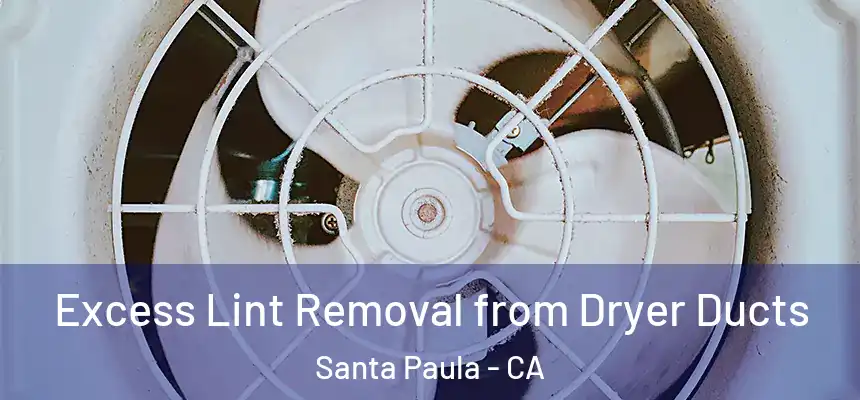  Excess Lint Removal from Dryer Ducts Santa Paula - CA