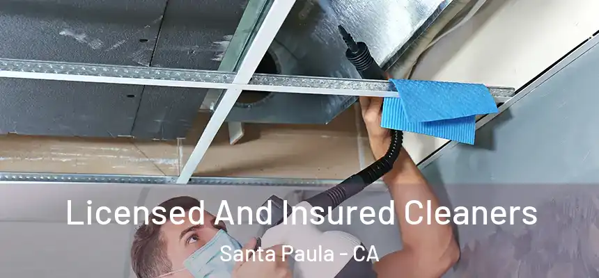 Licensed And Insured Cleaners Santa Paula - CA